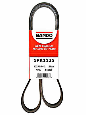 #ad Serpentine Belt Eng Code: CAUA FI Bando 5PK1125 fits 11 12 Audi S5 4.2L V8