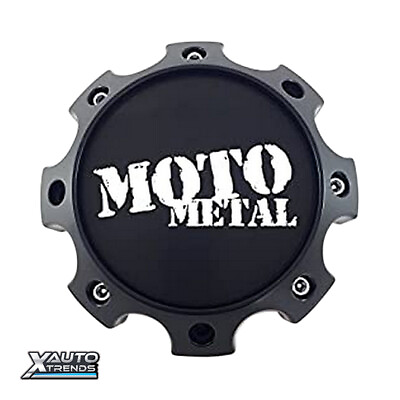 #ad Moto Metal Wheel Center Cap Satin Black 8 Lug MO989S05