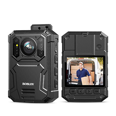 #ad BOBLOV KJ23 64GB 128GB 1296P Body Camera Audio Recorder Police Dash Cam suction