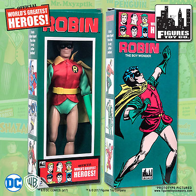 #ad DC Comics Robin 8 inch Action Figure in Retro Box