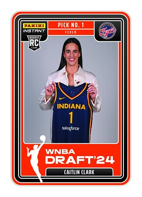 #ad 2024 Panini Instant WNBA Draft #1 Caitlin Clark Indiana Fever RC PRESALE