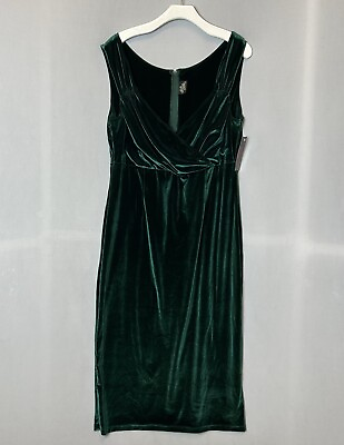 #ad NWT Rock Steady Dress Women#x27;s 3XL Velvet Green