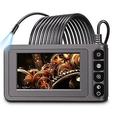 #ad SKYBASIC Industrial Endoscope Borescope Camera with Light 4.3#x27;#x27; LCD Screen HD