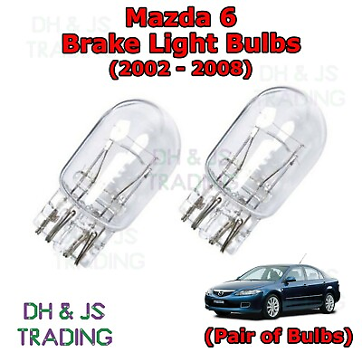 #ad For Mazda 6 Brake Light Bulbs Stop Tail Capless Twin Filament Bulb 02 08