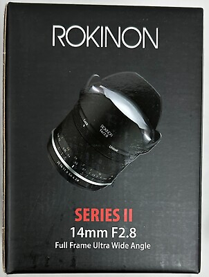 #ad #ad ROKINON MF 14mm f 2.8 Series II Full Frame Ultra Wide Angle Lens for Canon NEW
