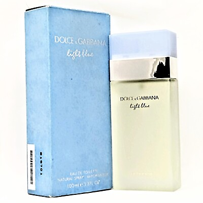 #ad Dolce amp; Gabbana Light Blue Women#x27;s 3.3 oz EDT Crisp Fruity Scent Authentic