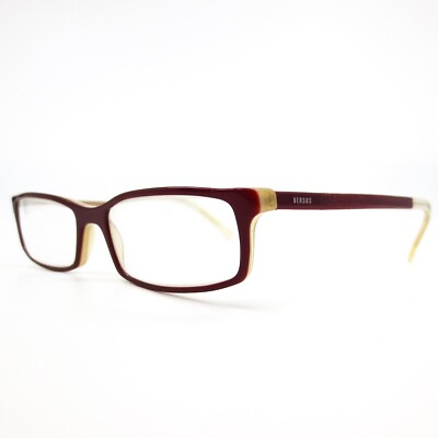 #ad Versus by Versace MOD.VR8030 296 Eyeglasses Frames red brown Rectangle 49 17 140