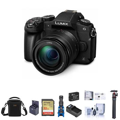 #ad Panasonic Lumix DMC G85 Mirrorless Camera with 12 60mm OIS Lens Bundle with Acc