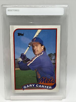#ad 1989 Topps Gary Carter Baseball Card #680 Mint FREE SHIPPING
