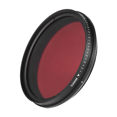 #ad FOTGA 62mm Adjustable Infrared Filter Pass X Ray Lens Filter Variable F3L9
