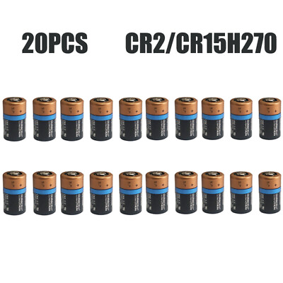 #ad 20PC 3V 800mAh Battery Non rechargeable For Flashlight Photo Camera CR2 CR15H270