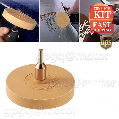 #ad For Drill Adhesive Pinstripe Sticker Car Decal Remover Rubber Eraser Wheel Tool