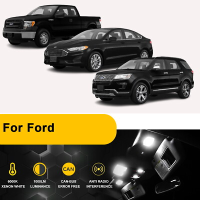 #ad LED Car Interior Light For Ford F 150 Excursion Mustang Explorer Package Kit
