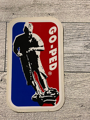 #ad RARE Go Ped Original NOS sticker goped scooter decal