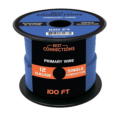 #ad BEST CONNECTIONS Automotive Primary Wire 100ft Various Colors amp; Gauge Options