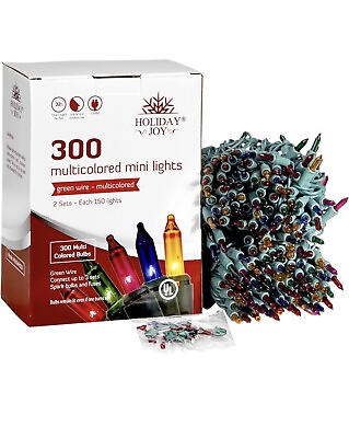 #ad #ad Christmas Lights for Tree 300 Count Multicolor Mini lights