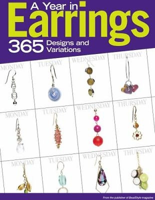 #ad A Year in Earrings: 365 Designs and Variations by paperback