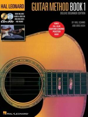 #ad Hal Leonard Guitar Method Book 1 Deluxe Beginner Edition: Includes Aud GOOD