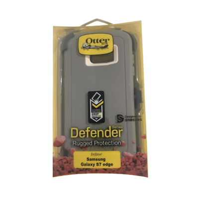 #ad OtterBox DEFENDER SERIES Case for Samsung Galaxy S7 Edge Rugged Protection Gray
