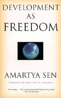 #ad Development as Freedom Paperback By Sen Amartya GOOD