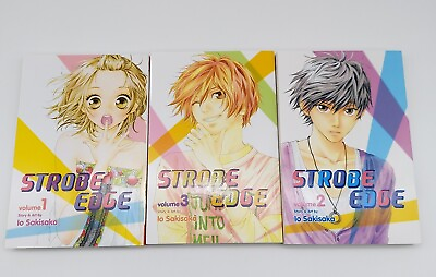 Strobe Edge Volume 1 2 3 by Io Sakisaka 2012 Trade Paperback Viz Media Manga