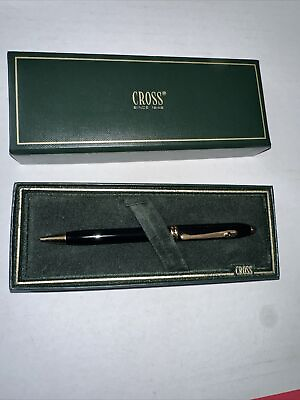 #ad Cross Townsend Black Lacquer amp; Gold Pen 572 Carr’s Crackers READ BELOW
