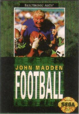 #ad John Madden Football Sega Genesis Game Only