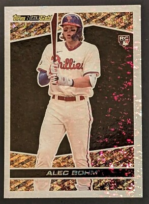 #ad Alec Bohm 2021 Topps Update Series Topps Black Gold Rookie Card BG 24 Phillies
