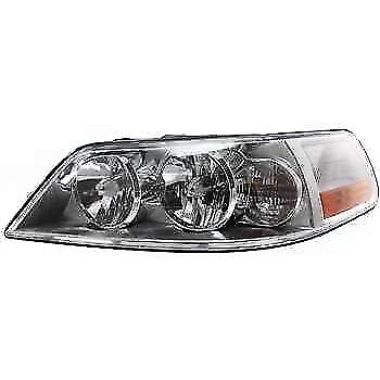 #ad Halogen Headlight For 2005 2011 Lincoln Town Car Left w Bulb