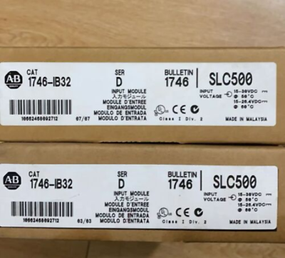 #ad New Factory Sealed AB 1746 IB32 SER D SLC 500 PLC Input Module 1746IB32 In Stock