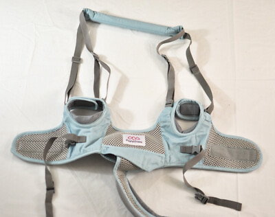 #ad baby walking harness blue adjustable straps padded breathable mesh handle