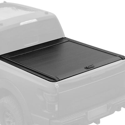#ad 6.5FT Retractable Hard Truck Bed Tonneau Cover For Chevy Silverado 1500 2014 23