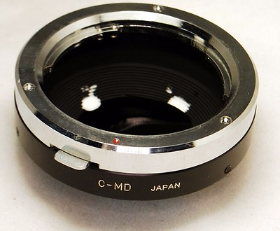 #ad Minolta MD MC Lens to C Cine mount adapter 16mm Bolex CCTV cameras made in Japan