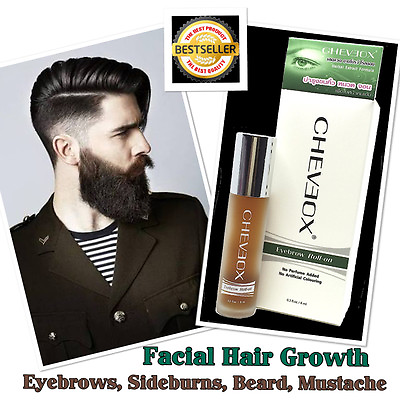 #ad MEN Beard Growth Serum Rapid Grow Facial Hair Mustache Beard Eyebrows Sideburns