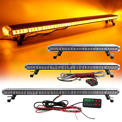 #ad 38quot; 47quot; 50quot; 55quot; Amber LED Emergency Tow Plow Truck Warning Light Strobe Lightbar