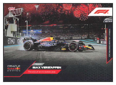 #ad MAX VERSTAPPEN 2023 Topps NOW #71 Formula One Red Bull F1 Racing PR:294 ID:88142