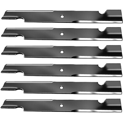 #ad 6 High Lift Notched Blades Fits Toro Models: Z597 Z500 3 for 60quot; decks