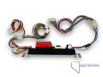 #ad #ad Whelen 2X6 Strobe Power Supply Edge 9000 Lightbar 6 Outlet Mounting Tabs amp; Wires