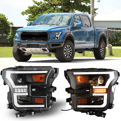 #ad LED Projector Headlights For 2015 2017 Ford F 150 amp; 2017 2020 Ford F 150 Raptor