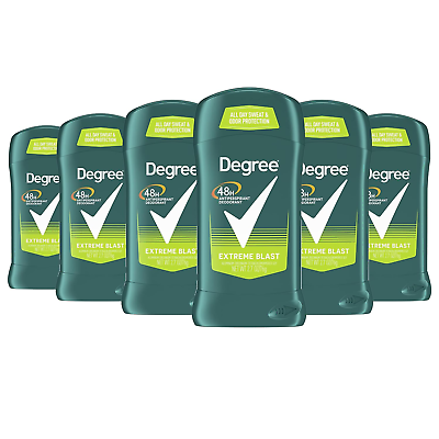 #ad Degree Men Antiperspirant Deodorant Stick Extreme Blast 48 Hour 2.7 oz. 6 pack