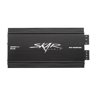 #ad NEW SKAR AUDIO RP 1200.1D 1600 WATT MAX POWER CLASS D MONOBLOCK SUB AMPLIFIER