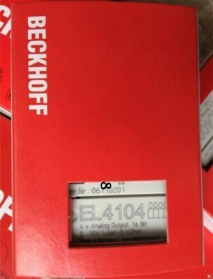 #ad Beckhoff EL4104 Channel Analog Output Module New in Box Fast Free Shipping