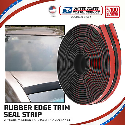 #ad 30F 9M For T Shape Rubber Car Seal Weather Strip Door Edge Moulding Trim