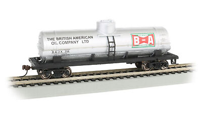 #ad Bachmann 17812 HO Scale BRITISH AMERICAN OIL 40#x27; SINGLE DOME TANK CAR