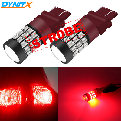#ad DYNITX Lighting LED 3157 Strobe Turn Signal Blinker Light Flash Performance 2x
