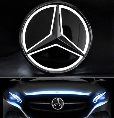 Car Front Grille LED Emblem Light Logo Star Badge for Mercedes Benz GLC GLE GLS