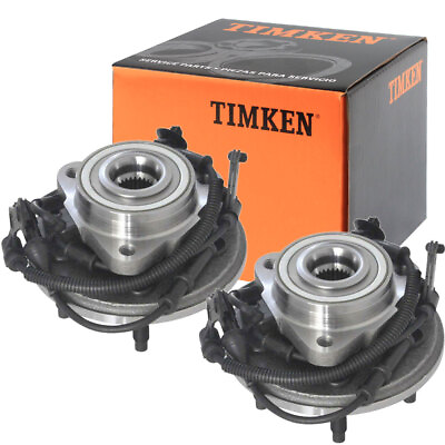 #ad Timken Front Wheel Hub amp; Bearing Assembly Pair For 2007 2010 Explorer Sport Trac