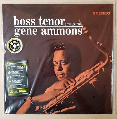 #ad Gene Ammons Boss Tenor Analogue Productions Prestige Sealed 180g Vinyl AAA