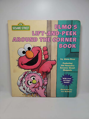 #ad Elmo#x27;s Lift and Peek Around the Corner Book by Anna Ross
