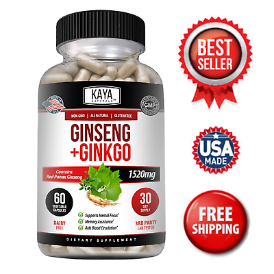 #ad #ad Ginseng Ginkgo Biloba for Brain Function Blood Circulation Anti Inflammation